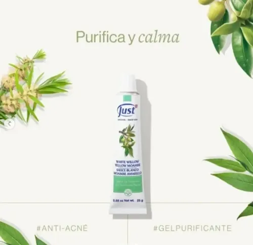 Gel Y Tónico Sauce Blanco Just | Combo Limpieza Anti Acné