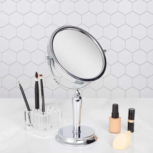 Espejo De Maquillaje Zadro Anaheim Sin Luz Con Aumento 5x/1x