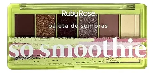 Paleta 6 Sombras Matte Shimmer So Smoothie Ruby Rose