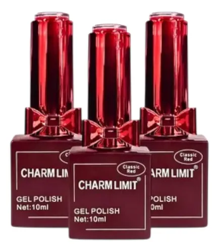 Esmalte Semipermanente Uv Charm Limit Rojos Clasicos Cat Eye