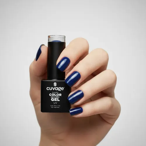Esmalte De Uñas Semipermanente X 1 Cuvage Gel Colores Cabina Color 004-Blue France