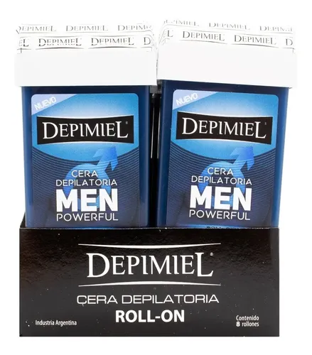 Depimiel Cera Depilatoria Roll On Men Azuleno Hombre X 100gr