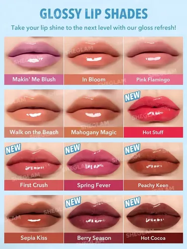 Sheglam Pout-perfect Shine Lip Plumper Acabado Brillante Color Pink Flamingo