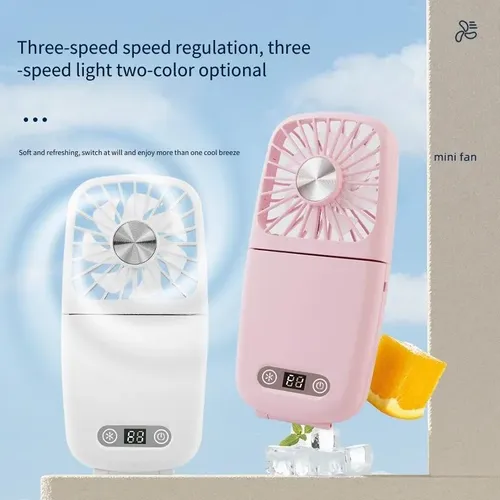 Espejo Portátil Generic Con Ventilador Y Luz Led
