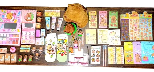 Mega Kit Makeup Peluche Capibara 50 Art Emprende Dia Dl Niño