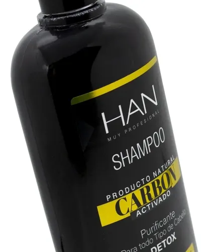 Han Carbon Activado Shampoo Cabello Detox Purificante 500ml