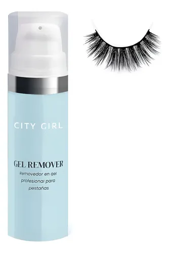 Gel Removedor Extensiones de Pestañas City Girl Transparente Hipoalergénico