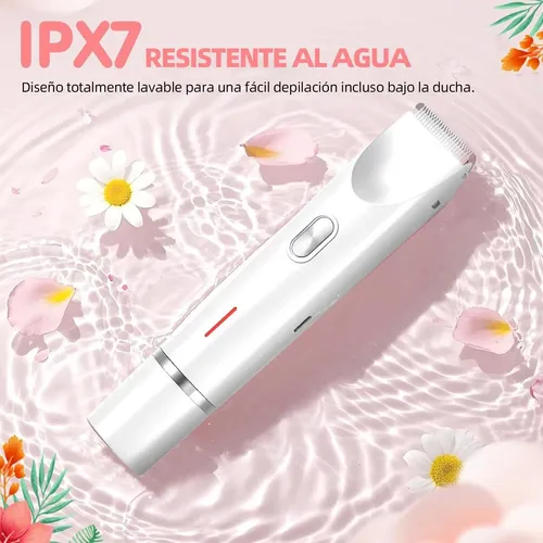 2 En 1 Rasuradora Eléctrica Mujer, Depiladora Facial Mujer