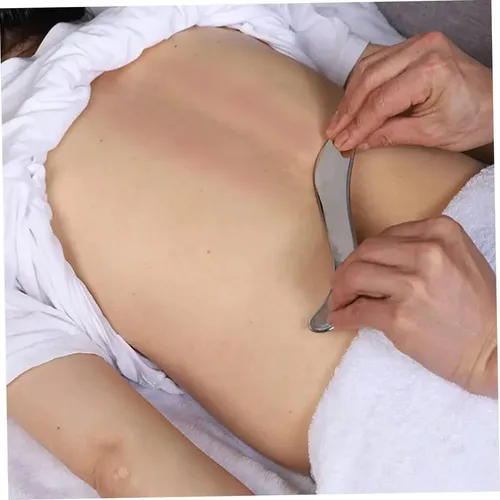 Zhyb Raspador De Masaje Gua Sha De Acero Inoxidable 3 En 1 B