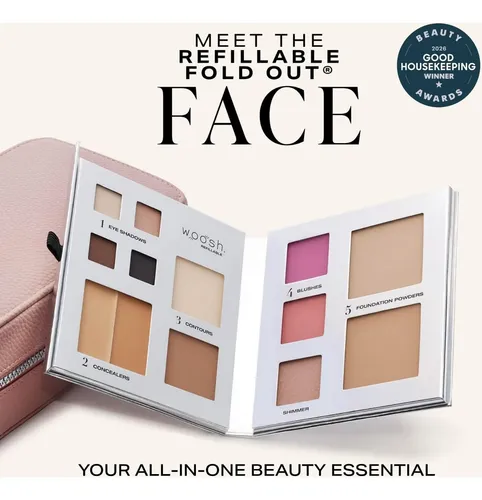 Palette Fold Out Face Woosh Beauty  13 Productos En 1