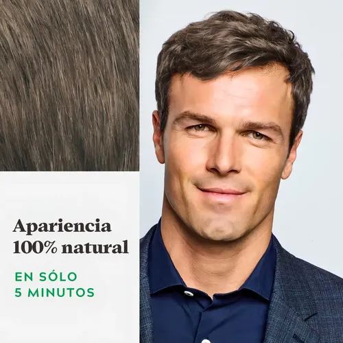 Shampoo con Tinte Just for Men Fórmula Original Larga Duración Castaño H35 66ml