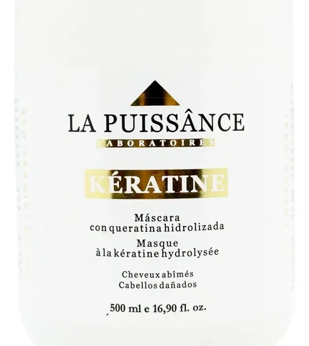 La Puissance Keratina Anti Frizz Máscara Pelo X 500ml Local