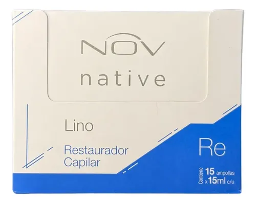 Ampollas Nov Aceite De Lino Reparador Capilar X 15u