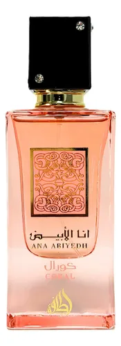 Perfume femenino Lattafa Ana Abiyedh Coral, 60 Ml