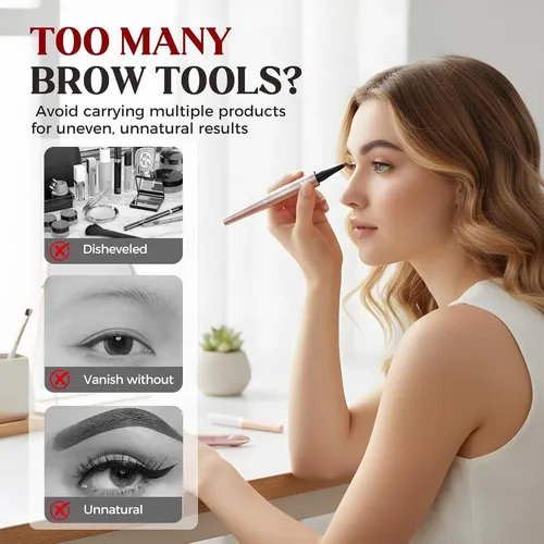 Lápiz Microblading 4 Puntas Bycallmax Dark Brown