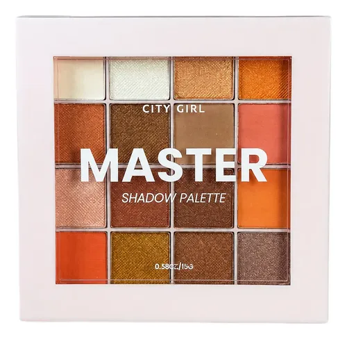 Paleta De Sombras City Girl Máster Shadow Palette