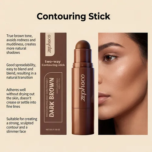 El Zephoco 3d Natural Contour Stick Tiene Una Textura Suave,