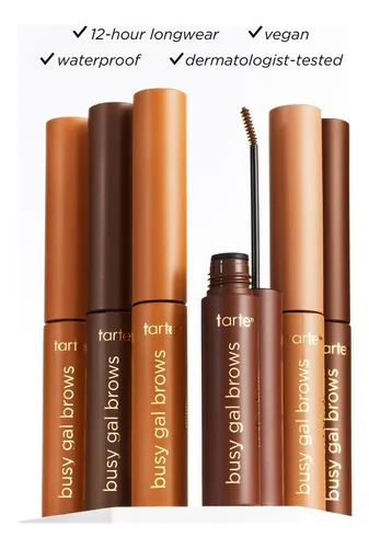 Gel Para Cejas Tarte Black Brown Resistente Al Agua Vegano