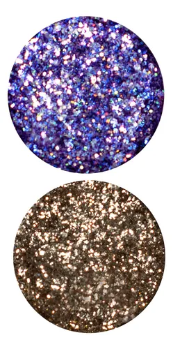 Sombras Para Ojos Mini Size Con Glitter Andrea Pellegrino X2