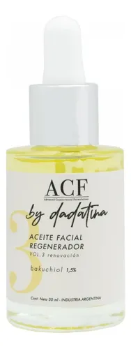 Aceite Acf By Dadatina Vol 3: Renovación Día/noche Para Todo Tipo De Piel De 30ml