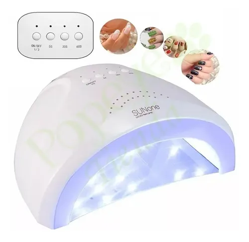 Cabina Uv/led Sun 48w Timer Y Sensor Uñas Gel Esmaltado Semi