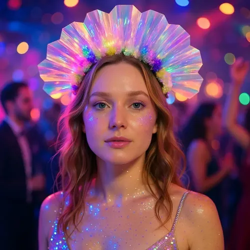 Vincha Diadema Con Luces Led Para Fiestas Y Disfraces