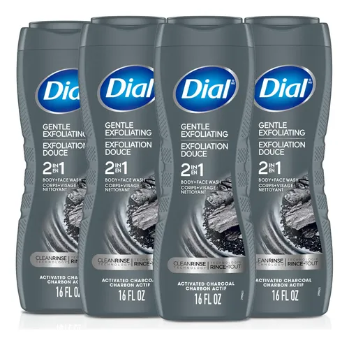 Limpiador Facial Y Corporal Dial Para Hombre, Exfoliante Sua
