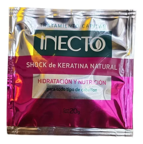 Shock De Keratina Inecto Concentrada En Sachet 3 Ml