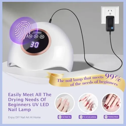 Lámpara De Uñas Led Uv De 72 W, Secadora De Luz