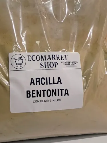 Arcilla Verde Bentonita 3 Kilos