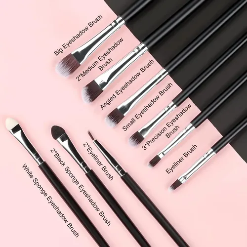 Set 64 Brochas Maquillaje Profesional Solve Mango Rustico
