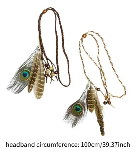 Tocado De Plumas, 2 Piezas, Accesorios Fotográficos Profesio