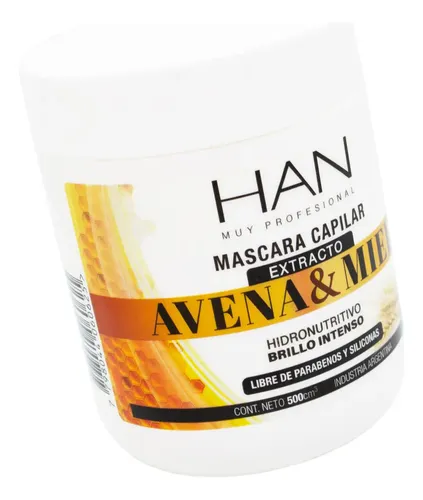 Han Avena Y Miel Mascara Capilar Nutrición Reparadora 500gr