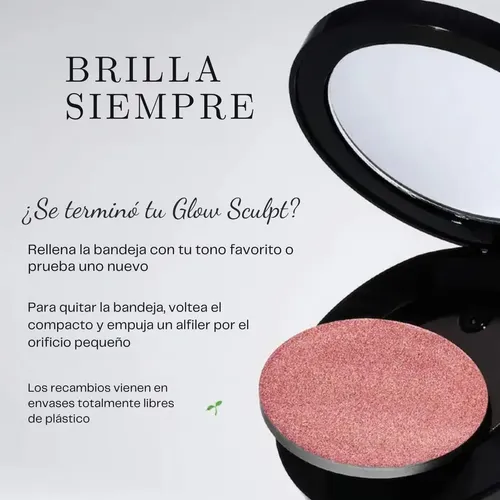 Blush Iluminador en Crema Saie Glow Sculpt Quartzglow