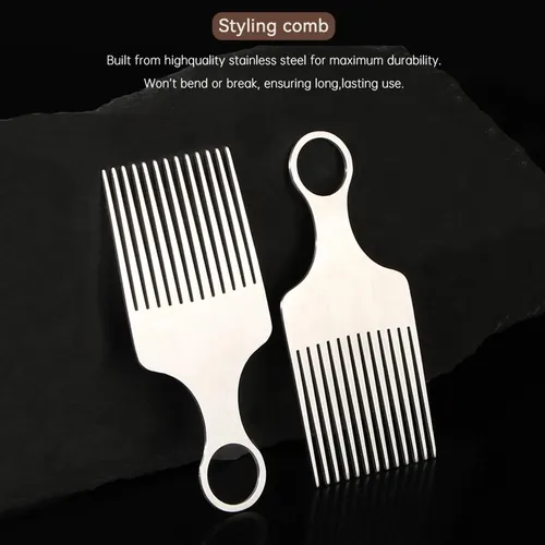 Peineta De Aluminio Con Forma De Palillo, Herramienta De Pei