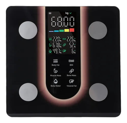 Báscula Inteligente Para Peso Corporal, Pantalla Grande 5,35