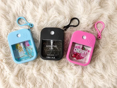 Perfumes De Cartera 35ml Para Dama Fragancias Dulces Con Llavero Premiun Cherry Fizz