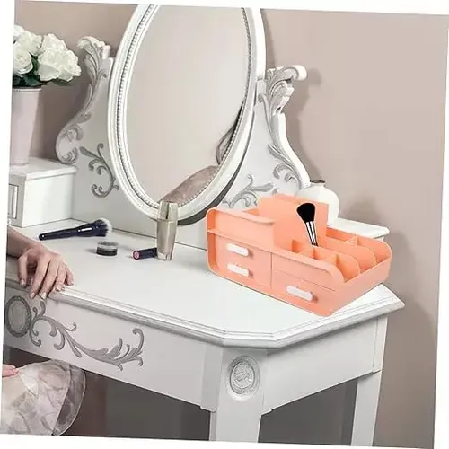 Organizador Porta Maquillaje Cosméticos 3 Cajones 9 Espacios