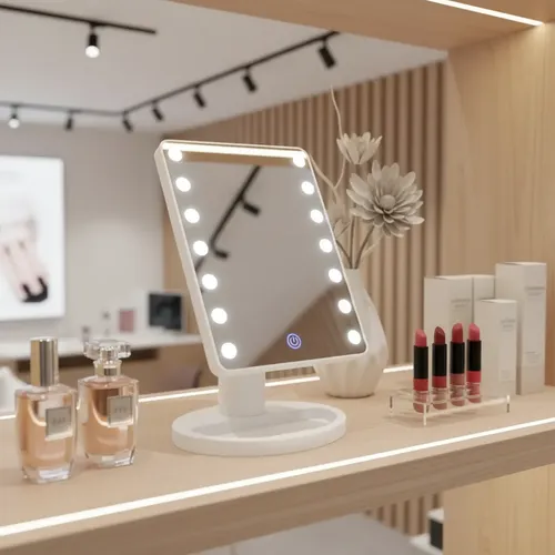 Espejo Para Maquillaje Con Luz Led