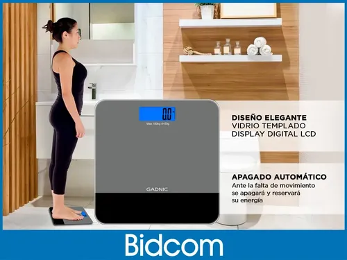 Balanza Digital Gadnic G02 Electrica Gris