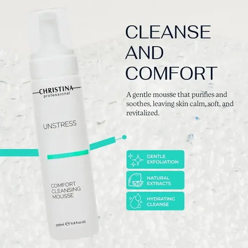 Mousse Limpiadora Christina Unstress 200 Ml