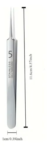 Juego De 3 Pinzas Faciales Ultrafinas Para Cejas ~