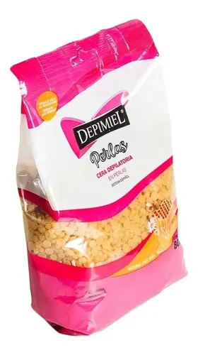 6 Unid Depimiel Cera Depilatoria Perlas Natural 800gr Miel