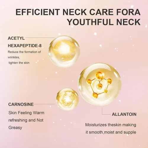 Crema Reafirmante Para El Cuello Ah-8 Para Piel Arrugada, Cu