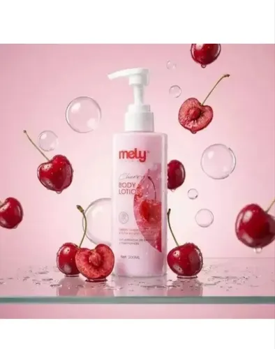 Loción Corporal Hidratante Niacinamida Cereza 200ml Mely Cherry Cereza