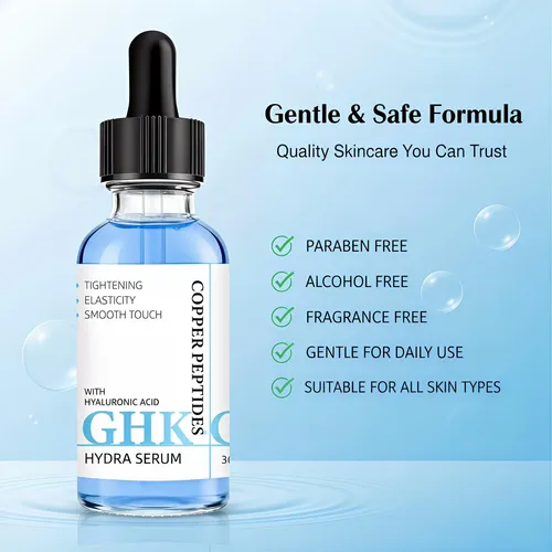 Sérum Peptídico Yeweian Ghk-cu Para El Cuidado Facial Antien Todo Tipo De Piel Día/noche