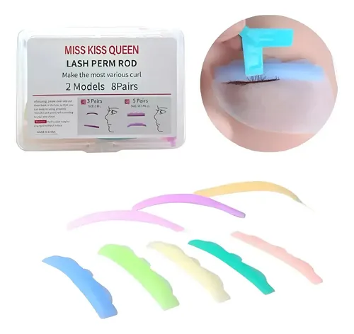 Kit De Bigudies 8 Pares Silicona Para Pestañas Calidad S M L