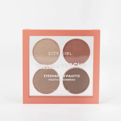 Paleta De Sombras City Girl Feeling Peachy Tono 02