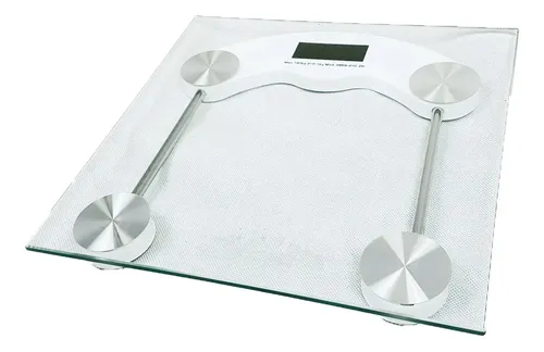 Balanza Personal Digital De Baño 180 Kg Vidrio Templado