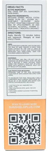 Crema Facial Tintada Orgánica 3 Honey Por Ginger Armor Spf